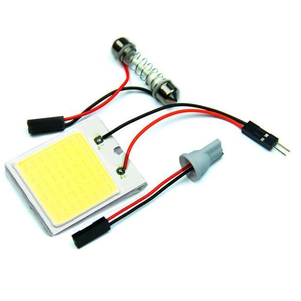 48 светодиодных SMD COB светодиодных автомобильных панелей, внутренняя купольная лампа для автомобиля